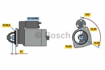 Marş  Motoru IVECO 0001251004 EuroCargo 2003; EuroCargo 2014 str 8050 bmc ELEKTRONİK MOTOR ıs1277 IVE 504368346; FIA 50436