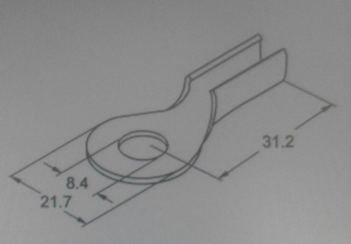 BA 25 BAKIR KABLO UCU 100 AD.