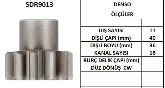 SDR9013  MARS DISLISI-11DIS TOYOTA 2B,3B 1729 16830 16881 18151 18190 2801154010 9301 132405 280993310 283002011 63903015