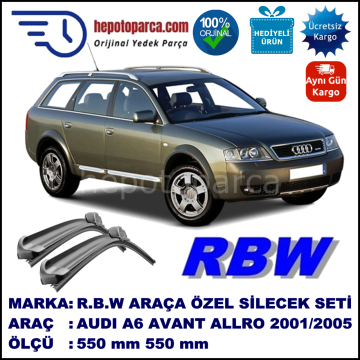 AUDI A6 AVANT/SEDAN/ALLROAD  RBW MUZ  SİLECEK TAKIMI (2001-2005)
