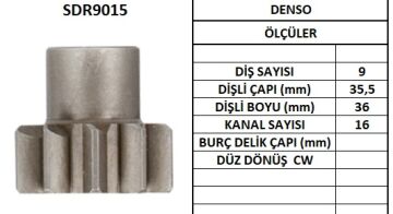 SDR9015  MARS DISLISI-9 DISLI KAFASI NIPPON DEND 16651 17359 9403 133355 280993210 63904035