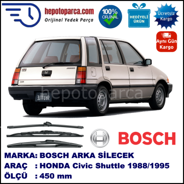 HONDA Civic Shuttle [EC/ED/EE] 450 mm 01.1988-06.1995 BOSCH Arka Silecek