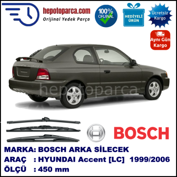 HYUNDAI Accent Hatchback [LC] 450 mm 08.1999-06.2006 BOSCH Arka Silecek