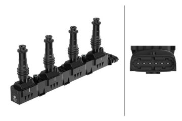 Ateşleme Bobini,6-Kutuplu,Buji fişi dahil,Opel Agi 12 08 020 / 12 08 020 / 24 420 584 / 24 420 584 / 93 177 2 12 / 93177212