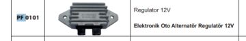 ELEKTRONİK OTO ALTERNATÖR KONJEKTÖR 12V sr9312