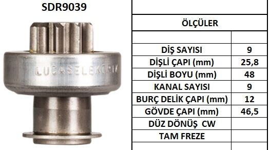 SDR9039  MARS DISLISI-9DIS RENAULT CLIO,R19 945 35261035 10109450 61187