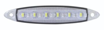 39031 YAN POZİSYON LAMBA 6 LED BEYAZ (E) BELGELİ 12V 3W