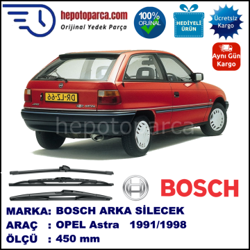 OPEL Astra [F] 450 mm 09.1991-02.1998 BOSCH Arka Silecek