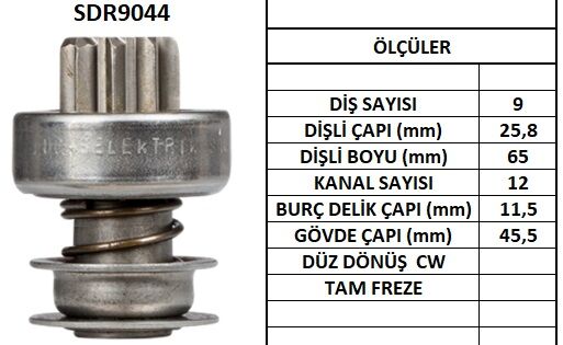 SDR9044  MARS DISLISI-9DIS  CITROEN-FIAT-LANC IA-OPEL-PEUGEOT-RENAULT-SEAT-VOLVO-TALBOT 1056 16900089 10110560