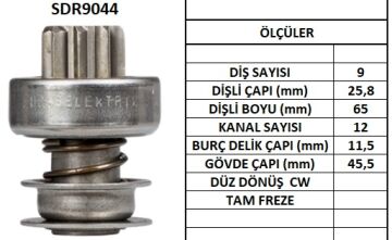 SDR9044  MARS DISLISI-9DIS  CITROEN-FIAT-LANC IA-OPEL-PEUGEOT-RENAULT-SEAT-VOLVO-TALBOT 1056 16900089 10110560