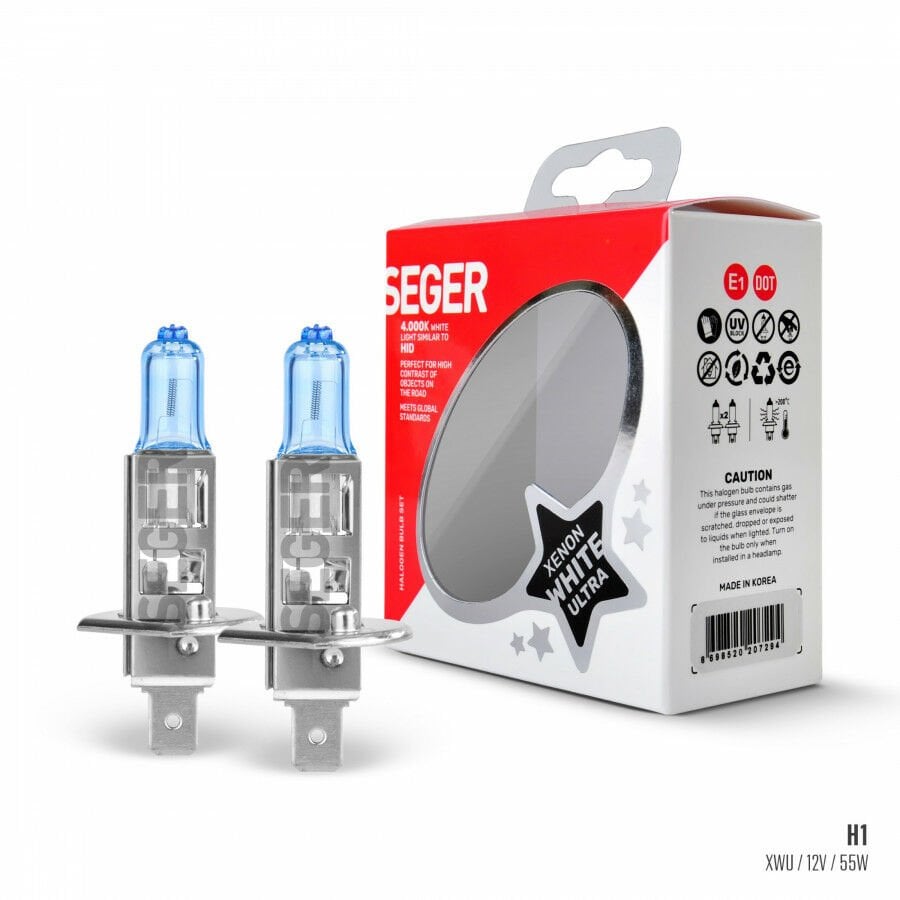 205856 H1 12V 55W (4.000K BEYAZ IŞIK) TAKIM P14.5S XENON WHİTE ULTRA