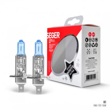 205856 H1 12V 55W (4.000K BEYAZ IŞIK) TAKIM P14.5S XENON WHİTE ULTRA