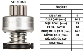 SDR1048  MARS DISLISI-9DIS  MERCEDES 817-1517  - NEW HOLLAND 2204 11511813 11513213 1038 9002336236 10110380 6033AD3006 6033AD3108 52895