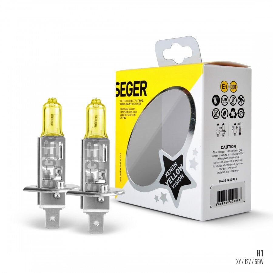 205887 H1 12V 55W (2.700K SARI IŞIK) TAKIM P14.5S XENON YELLOW