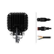 ÇALIŞMA LAMBASI 12V-30V ÇALIŞMA LAMBASI KARE S3000 2.0 3000 LÜMEN (9 LEDLİ BEYAZ-TURUNCU) (100*91*73 MM)