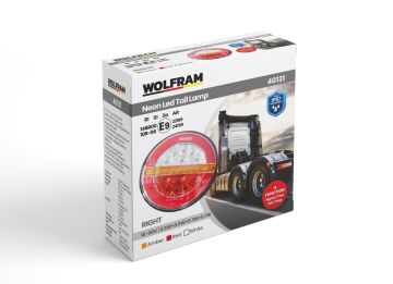 40131 10/30V W HAMBURGER STOP NEON LED 4 FONKSİYON