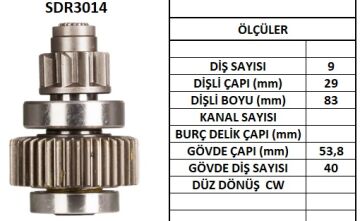 SDR3014  MARS DISLISI-9DIS  GM-ISUZU-HONDA-TO YOTA COROLLAYALE ISUZI Y.M-NKR-MAZDA KIA BESTA 818 283006990 283007170 10108180 61212