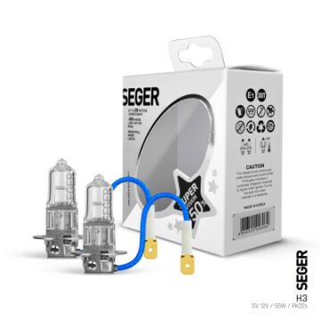 206082 H3 12V 55W(3.500K+50% FAZLA IŞIK) TAKIM PK22S SUPER VİSİON