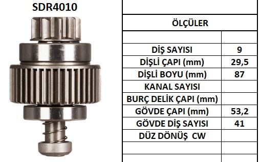 SDR4010  MARS DISLISI-9DIS NISSAN PATROL 2.8, TERRANO,VANETTAOPEL ASTRA,CORSA 1717 1737 211435006 211455506 211475008 211485008 211495008 8941155680 8942363471 23312H9100 23312M4901 23312N5900 23312N5903 23312V5301 23312V5302 737 132001 10107370 61228