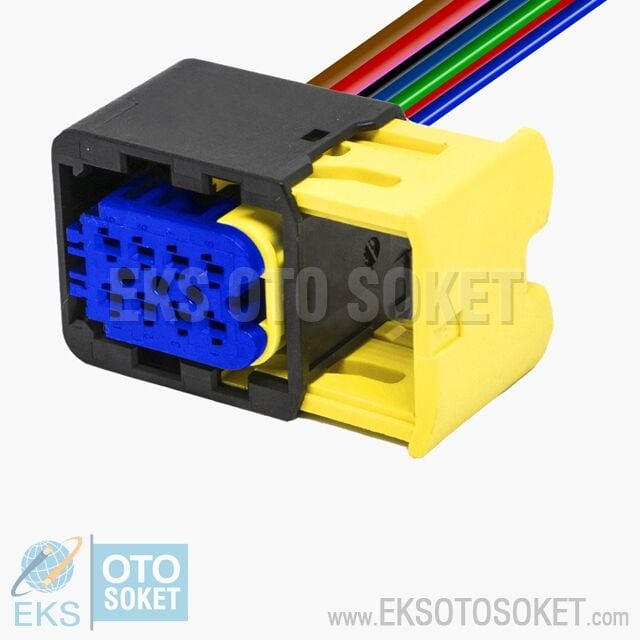 8C014 8 PİN OTO ELEKTRİK TESİSAT SOKETİ