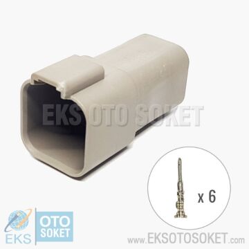 DT04-6P DEUTSCH SOKET KABLOSUZ DEMONTE