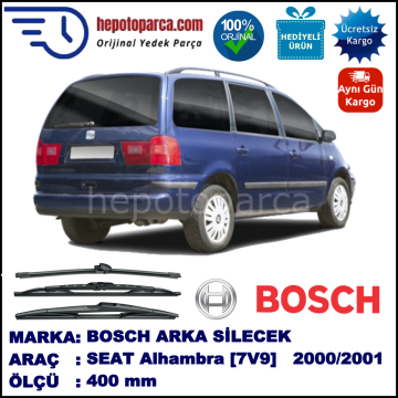SEAT Alhambra [7V9] 400 mm 06.2000-06.2001 BOSCH Arka Silecek