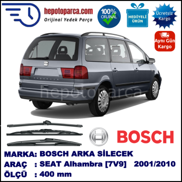 SEAT Alhambra [7V9] 400 mm 07.2001-03.2010 BOSCH Arka Silecek
