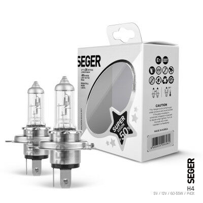 206372 H4 12V 60/55W(3.500K, +50% FAZLA IŞIK)TAKIM P43T SUPER VİSİON