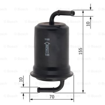 Yakıt FiltresiMAZDA MX-5 1.6i 198908 - 199207; MX-5 1.6i 16V 199412 - 199711; MX-5 1.6i 199208 - 199308; MX-5 1.8i 199412 - 199711; MX-5 1.8i 199309 - 199711; MX-5 1.8i 199309 - 199411; Eunos Roadster 1.8i 199308 - 19971 MAZ B61P20490