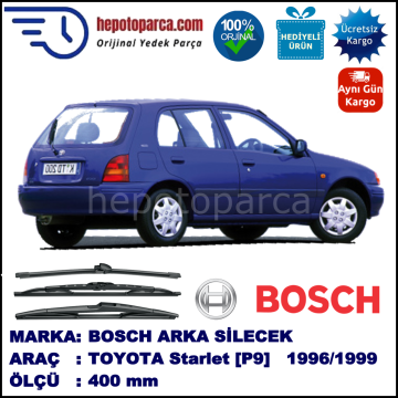 TOYOTA Starlet [P9] 400 mm 01.1996-07.1999 BOSCH Arka Silecek