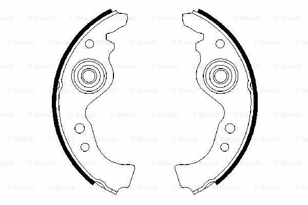 Pabuçlu Fren Balatası [185*31 mm]FIAT Seicento 1100 200009 - 201012; Seicento 1100 199803 - 200312; Seicento 900 199803 - 200312; Panda 900 i.e. 199204 - 200309; 126 650 197707 - 198411 VWW SE028165299B; SEA SE