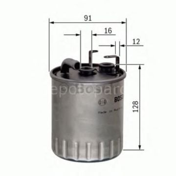 MERCEDES-BENZ Vaneo CDI 1.7 (02.2002 - 08.2005) BOSCH Filtre Seti filitre