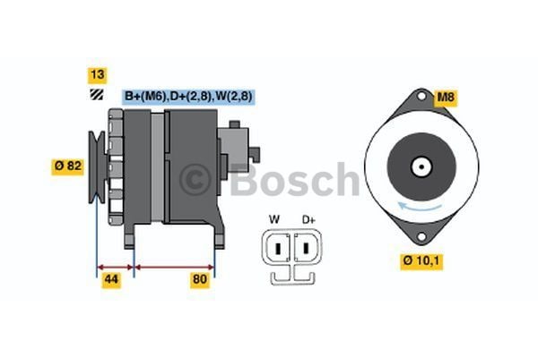 AlternatörNISSAN Cabstar E; Trade; Atleon; ECO-T NIS 2310069T10; DAF 1516