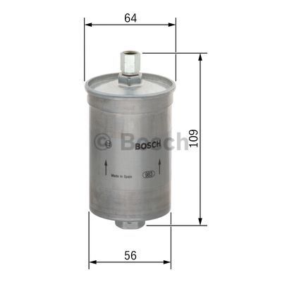 Yakıt FiltresiMITSUBISHI; TOYOTA; DAIHATSU; BAOLON L 400 2.4i 199412 - 200103; Corolla 1.6i Liftback 198511 - 198807; Space Gear 2.0i 199412 - 200103; Charade 1.0i Hatchback 199008 - 199212; Corolla 1.6i Liftback 198410 - 198704; Carina II 2.0i Sedan