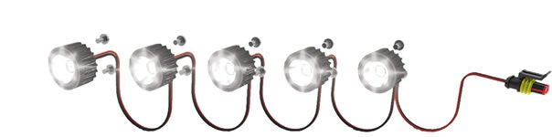 DRL6X2 12V/24V POWER LEDLİ GÜNDÜZ FARI SAĞ SOL TAK 30090016