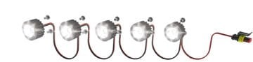 DRL6X2 12V/24V POWER LEDLİ GÜNDÜZ FARI SAĞ SOL TAK 30090016
