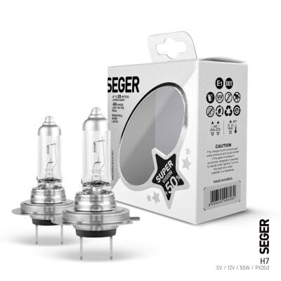 206662 H7 12V 55W(3.500 +50%FAZLA IŞIK )TAKIM PX26D SUPER VİSİON