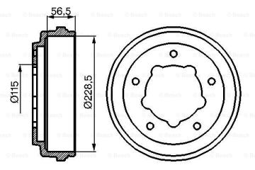 Fren Kampanası  Transit 2.0i 80-120 198810 - 199107; Transit 2.5 Diesel 80-120 198810 - 199107; Transit 2.5 Diesel 80-120 198601 - 199107; Transit FT 100, 120 2.0 197804 - 198512; Transit FT 80, 100, 120 1.6 197804 - FOR 6008179; FOR 6008178