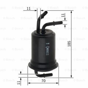 Benzin FiltresiKIA; SAIPA Rio KIA 0K32A20490; KIA 0K30