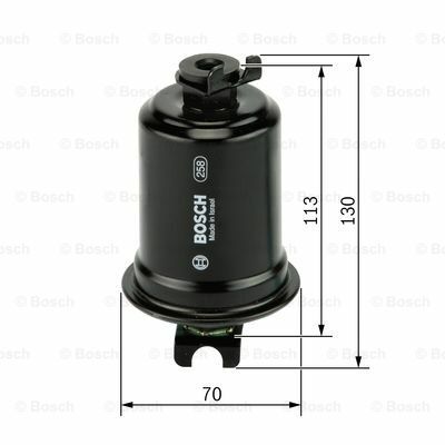 Yakıt FiltresiMITSUBISHI L 300 Wagon 2.4i 2WD 199011 - 199605; L 300 2.0i Wagon 2WD 199606 - 199708; L 300 2.0i Van 2WD 199406 - 200112; L 300 2.4i Van 2WD 199111 - 199405; Delica Star Wagon 2.4i 198908 - 199306 TOY 2330074020; TOY 233.