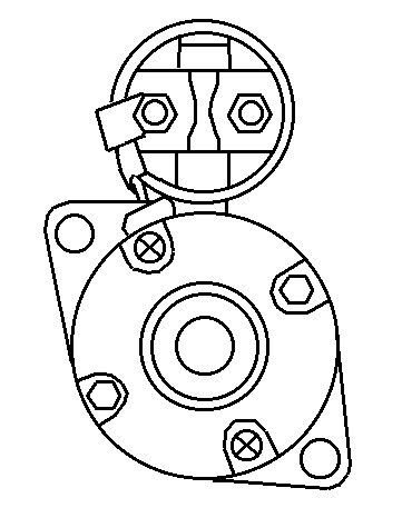 F032112534 Marş Motoru Gehl KL 150  103-10  -,Hako  HT 3000 D/DA  403C-15  -,Ingersoll-Rand P WP  103-10  -,Ingersoll-Rand P  WP  103-10  -,JCB 8015  103-10  - STR5720