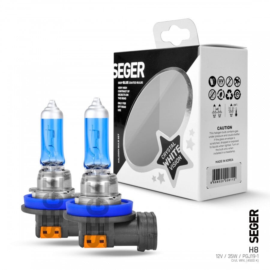 206983 H8 12V 35W (4.500K BEYAZ IŞIK) TAKIM PGJ19-1 CRYSTAL WHİTE