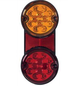 YD-D-0382 DSL-212 STDRR (R) LEDLİ İKİLİ LAMBA (7PI IN SOKET)