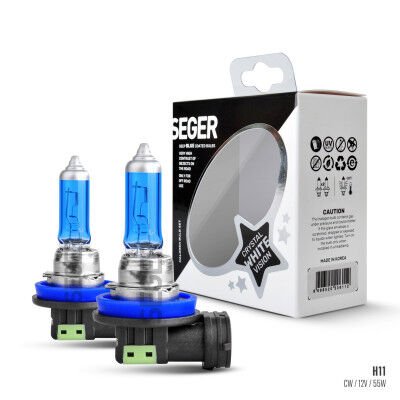 207263 H11 12V AMPUL 55W (4.500K BEYAZ IŞIK) TAKIM PGJ19-2 CRYSTAL WHİTE