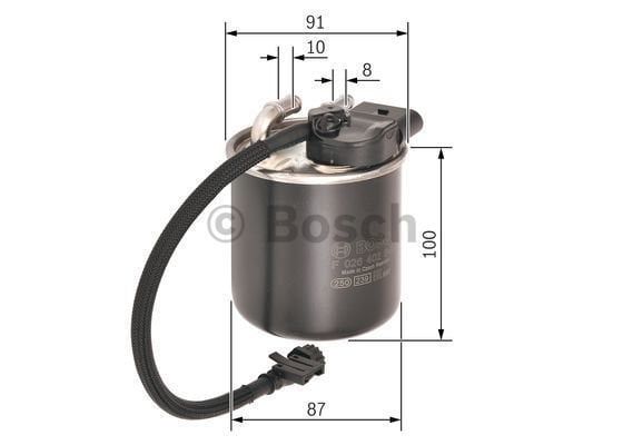 MERCEDES-BENZ C 250 CDI 09.2008 - 12.2014 BOSCH MAZOT FİLTRESİ filitre