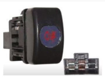 SM580 ANAHTAR SİS LAMBA ISUZU ŞAMP. YM SİYAH  SENS EN