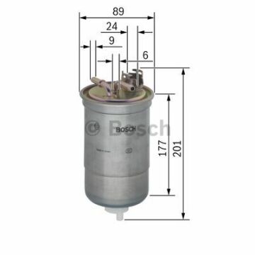 Yakıt FiltresiVW (VOLKSWAGEN) Golf III 1.9 TD 199208 - 199807; Golf III 1.9 TDI 199409 - 199808; Jetta 1.9 TDI 199308 - 199908; Jetta 1.9 TDI 199508 - ; Jetta TD 1.9 199208 - 199807 VWW 1H0127401E