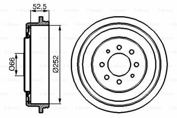 Fren Kampanası [228,6 / 72,5 mm]RENAULT Scenic 1.9 DTI 199903 - 200304; Kangoo I 1.5 DCI 200005 - 200712; Kangoo I 1.9 Diesel 199710 - 200712; Kangoo I 1.9 Diesel 199801 - 200712; Scenic 1.6i 199601 - 200304; Kangoo I 1.5 DCI 200102 - 20071 REN 77007