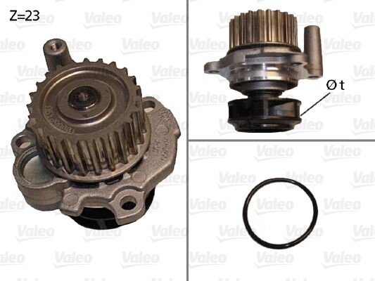 506532 SU POMPASI AUDI A3-4 TT S3/SKO./VW 06A121011C
