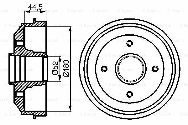 Fren Kampanası [180 / 81 mm]CITROEN; PEUGEOT 306 1.4i 199705 - 200310; 306 1.9 Diesel 199705 - 200310; 306 1.6i 199705 - 200310; 306 1.9 Diesel Turbo 199305 - 199704; Xsara 1.4i 199707 - 200008; 306 1.6i 199301 - 199704; ZX 1.9 Diesel 199405 - 1 PEU